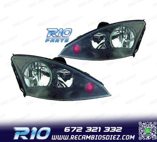 FAROS PARA FORD FOCUS II 01-05 FONDO NEGRO