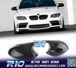 CARCASAS ESPEJOS RETROVISORES BMW E92 E93 LOOK M3 CARBONO 06