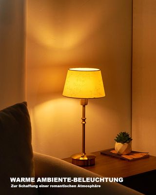 Lámpara de Mesa Dorada Inalámbrica