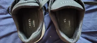 Zapatillas Skechers Hombre Negras/Blancas