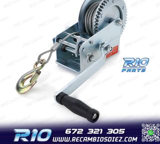 CABRESTANTE PROFESIONAL 1500KG Y 10 METROS