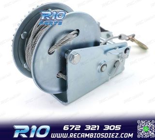 CABRESTANTE PROFESIONAL 1500KG Y 10 METROS