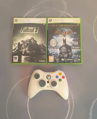Fallout 3, Batman Arkham Asylum y mando Xbox 360