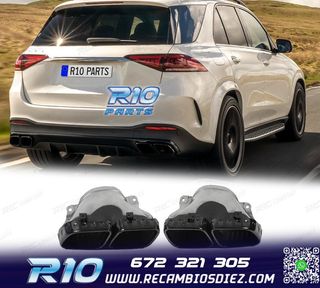 COLAS DE ESCAPE MERCEDES GLE W167 19- LOOK GLE63 NEGRO