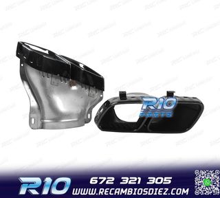 COLAS DE ESCAPE MERCEDES GLE W167 19- LOOK GLE63 NEGRO