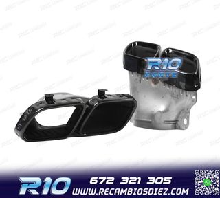 COLAS DE ESCAPE MERCEDES GLE W167 19- LOOK GLE63 NEGRO