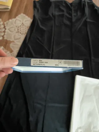 Sottoveste nera con pizzo