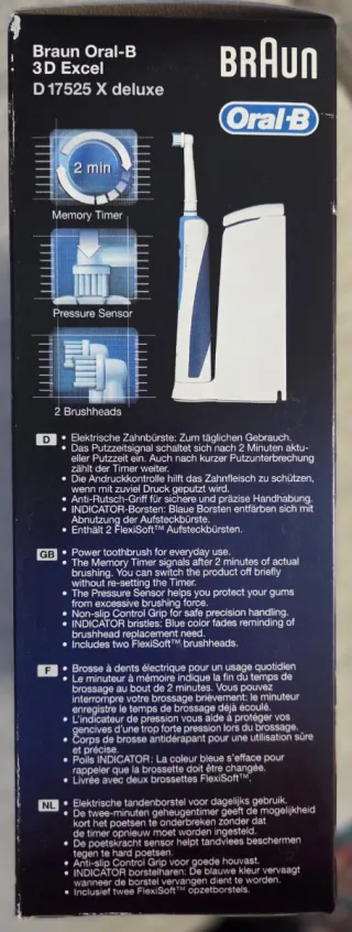 Braun Oral-B 3D Excel Spazzolino Elettrico