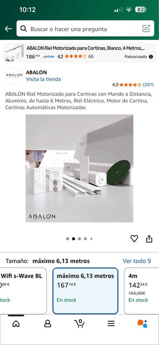 Riel Motorizzato ABALON per Tende