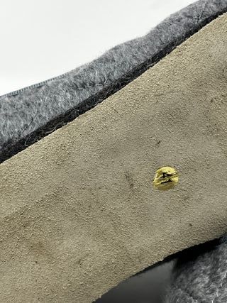 Pantofole Friulane Lana Cashmere Grigio