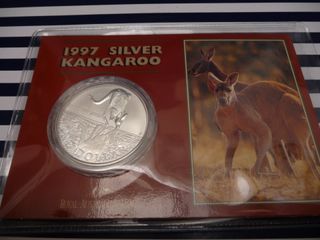 Moneda Plata Canguro Australia 1997 1oz