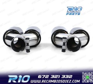 COLAS ESCAPE BMW LOOK M PERFORMANCE CROMO CARBONO