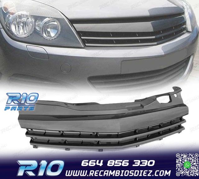 PARRILLA OPEL ASTRA H GTC 05-09 NEGRO