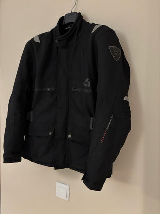 Chaqueta Moto Revit Negra