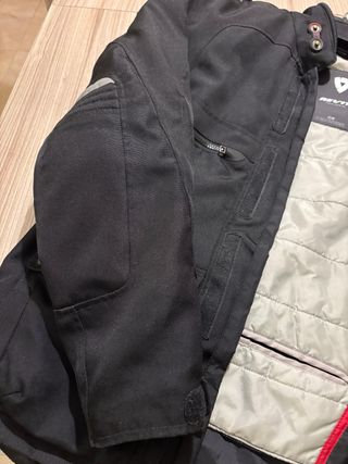 Chaqueta Moto Revit Negra