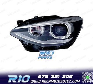 FARO IZQ XENON BMW F20 F21 10-14 LED FONDO NEGRO