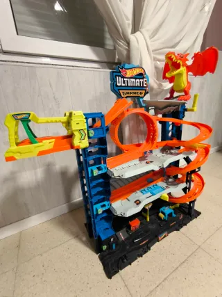 Pista Hot Wheels Garaje Dragón