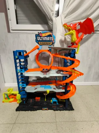 Pista Hot Wheels Garaje Dragón