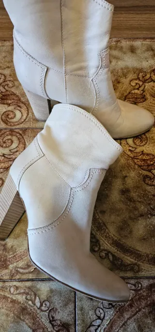 Stivaletti donna beige n.38 color panna