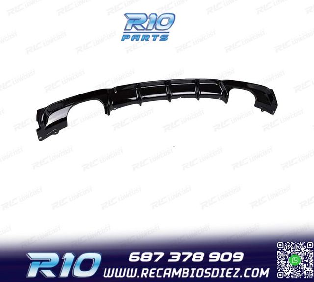 DIFUSOR BMW F30 F31 LOOK M PERFORMANCE NEGRO BRILLO