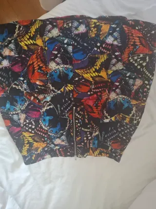 Falda Warehouse Mariposas Multicolor