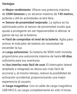 Linterna Olight Baton 3 Pro Max