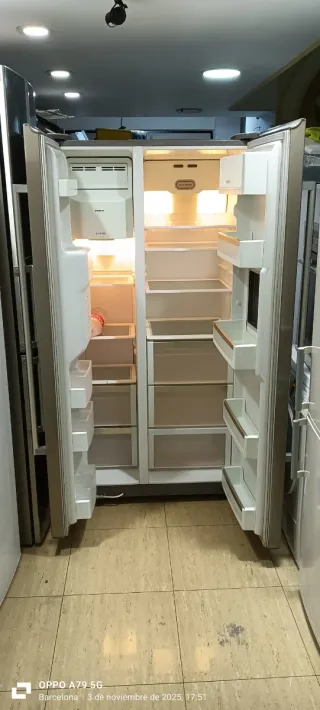 Nevera Siemens Acero Inoxidable Americana