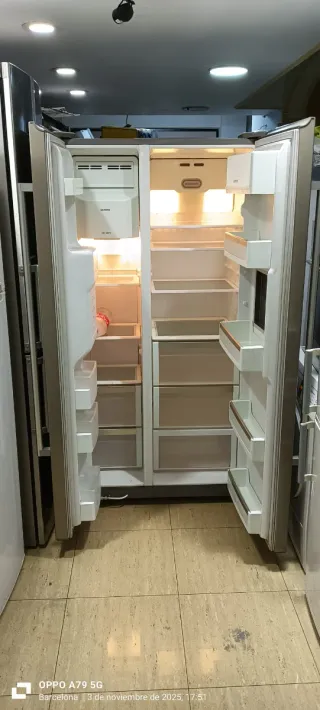 Nevera Siemens Acero Inoxidable Americana