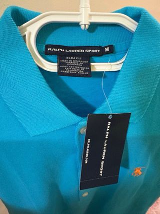 Polo Ralph Lauren manga corta azul