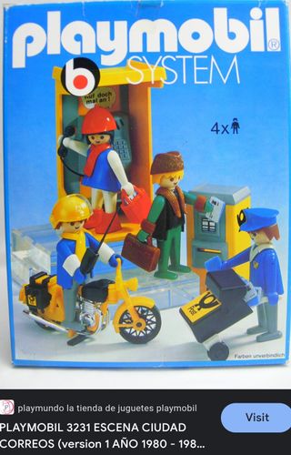 Figuras Playmobil Antiguas 80s