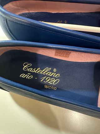 Mocasines Castellano Mujer Azul