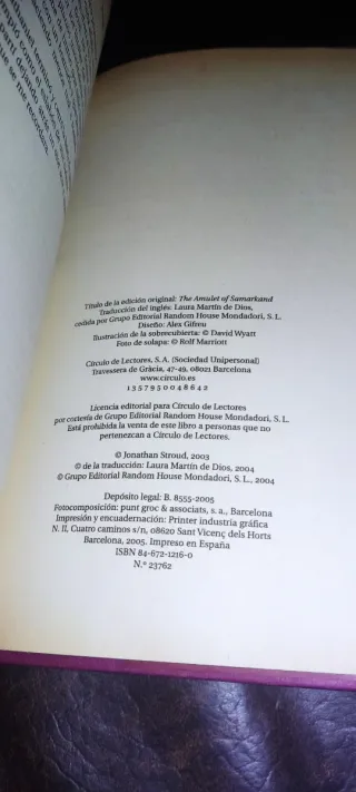 El Amuleto De Samarkanda