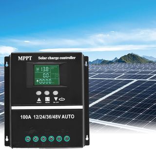 Regulador Solar MPPT 100A 12-48V con USB