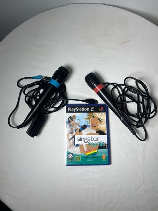 Singstar Pop Hits PS2 + 2 Micrófonos