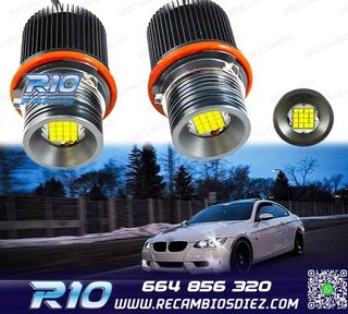 BOMBILLAS H6W 80W OJOS ANGEL LED FAROS DE XENON BMW E39 E53