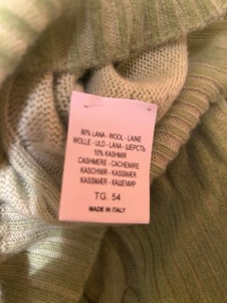 Maglione in lana verde