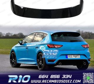 ALERON SPOILER SEAT LEON MK3 5P 13-20 NEGRO BRILLO
