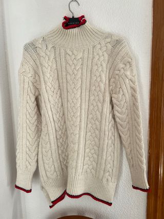 Jersey Zara T M oversize trenzado