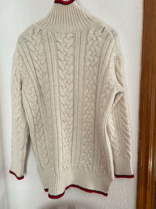 Jersey Zara T M oversize trenzado