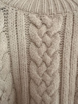 Jersey Zara T M oversize trenzado