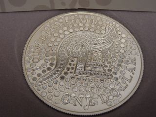 Moneda Plata Canguro Australia 1oz 2001