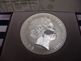 Moneda Plata Canguro Australia 1oz 2001