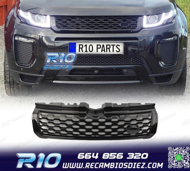 PARRILLA RANGE ROVER EVOQUE LOOK DYNAMIC NEGRO BRILLO