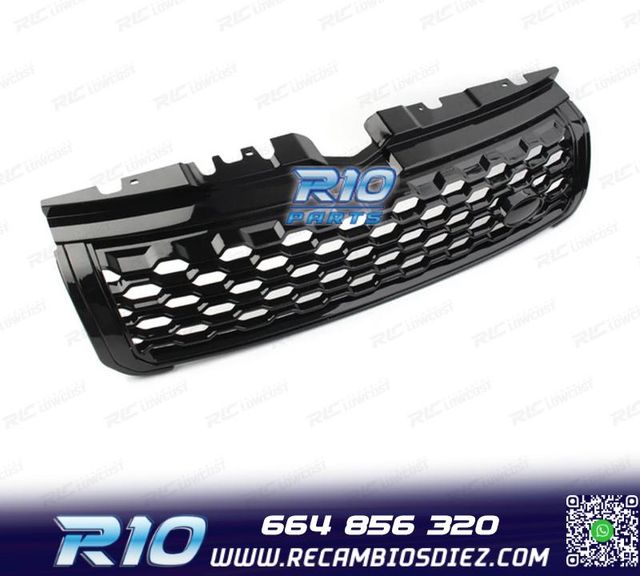 PARRILLA RANGE ROVER EVOQUE LOOK DYNAMIC NEGRO BRILLO