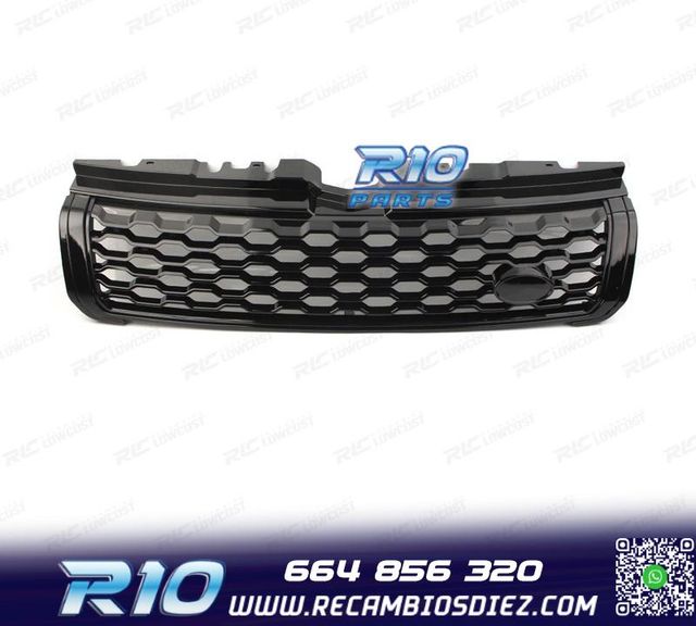 PARRILLA RANGE ROVER EVOQUE LOOK DYNAMIC NEGRO BRILLO