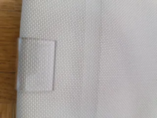 Tenda avvolgibile beige. Termica 5%.