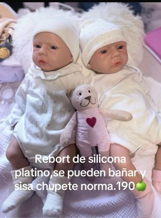 Bebé Reborn Silicona Platino
