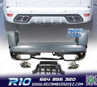 PARAGOLPES TRASERO RANGE ROVER SPORT L494 18- LOOK SVR + COL