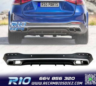 DIFUSOR MERCEDES GLE W167 20- + COLAS ESCAPE LOOK AMG GLE63