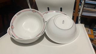 Set 6 Ciotole Porcellana Fiori Rosa Made in china